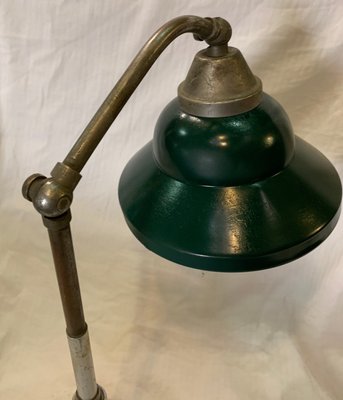 Industrial Italian Aluminum and Bakelite Table Lamp from Lariolux, 1930s-NUO-1784078