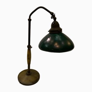 Industrial Italian Bakelite and Brass Table Lamp, 1930s-NUO-1784127