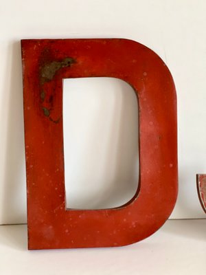 Industrial Letter DJ Sign, 1952, Set of 2-ALG-1423082