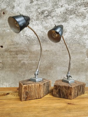 Industrial Metal and Bakelite Table Lamp-IFQ-1386189