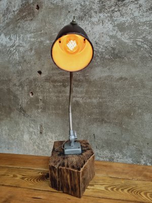 Industrial Metal and Bakelite Table Lamp-IFQ-1386189