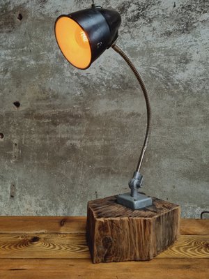 Industrial Metal and Bakelite Table Lamp-IFQ-1386189