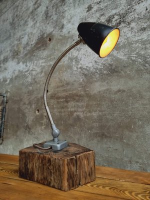 Industrial Metal and Bakelite Table Lamp-IFQ-1386189