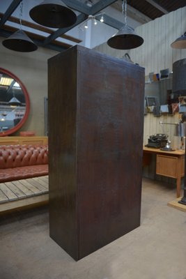 Industrial Metal Cabinet with 2 Doors, 1960s-NEN-2041964