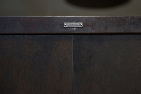 Industrial Metal Cabinet with 2 Doors, 1960s-NEN-2041964