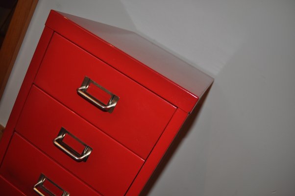 Industrial Metal Chest of Drawers, 1980s-OXJ-786640