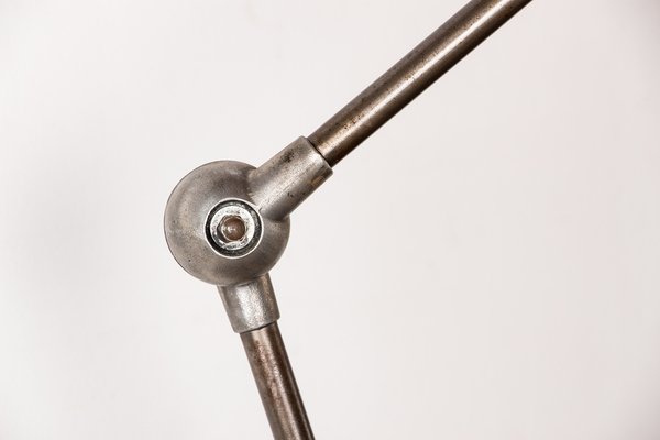 Industrial Metal Desk Lamp by Jean-Louis Domecq for Jieldé, 1950s-EMB-1730428