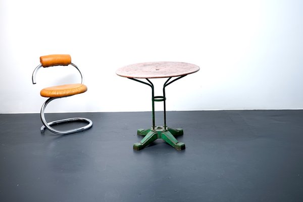 Industrial Metal Dining Table, 1920s-CIP-1142602