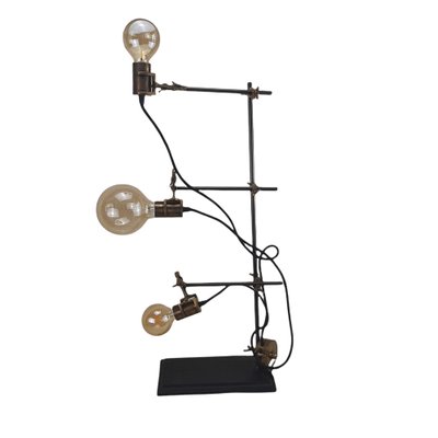 Industrial Modern Adjustable Three Light Table Lamp-TCS-1175441