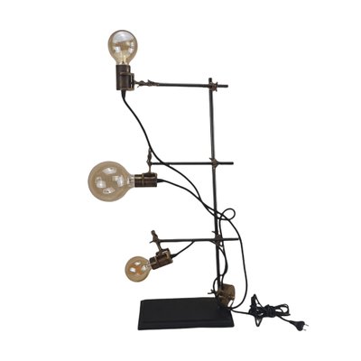 Industrial Modern Adjustable Three Light Table Lamp-TCS-1175441