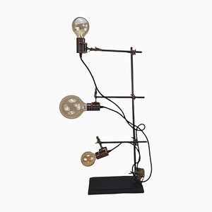 Industrial Modern Adjustable Three Light Table Lamp-TCS-1175441