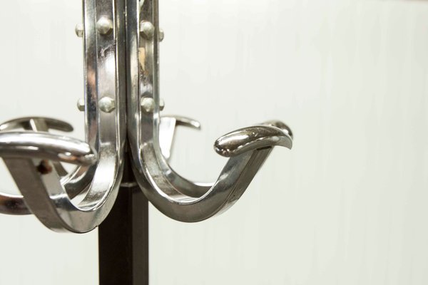 Industrial Parrot Coatstand in Chrome and Black, 1960s-VQY-1009382