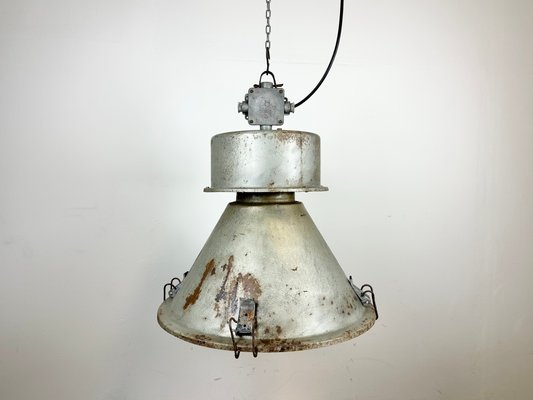 Industrial Polish Factory Pendant Lamp from Predom Mesko, 1970s-CGF-1423044