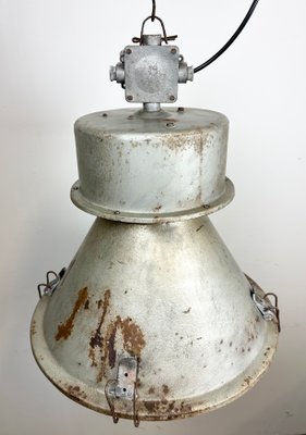 Industrial Polish Factory Pendant Lamp from Predom Mesko, 1970s-CGF-1423044