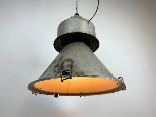 Industrial Polish Factory Pendant Lamp from Predom Mesko, 1970s-CGF-1423044