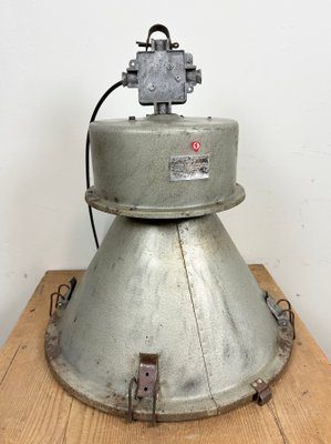 Industrial Polish Factory Pendant Lamp from Predom Mesko, 1970s-CGF-1423044