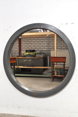 Industrial Round Mirror, 1950s-AOX-1449206