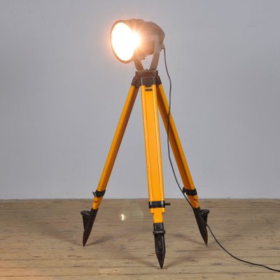 Industrial Russian Tripod Floor Lamp, 1970s-IW-788473