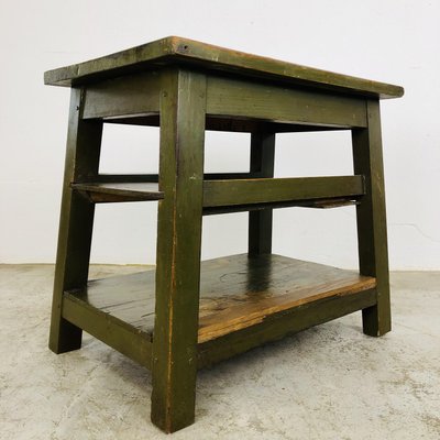 Industrial Side Table in Wood-LCQ-1292411