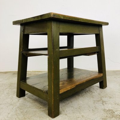 Industrial Side Table in Wood-LCQ-1292411