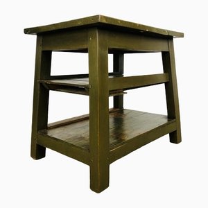 Industrial Side Table in Wood-LCQ-1292411