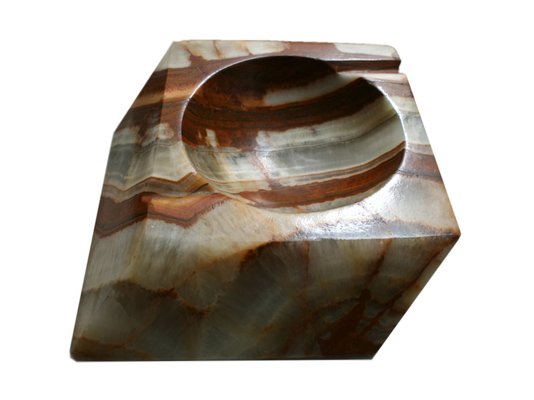 Industrial Spanish Onyx Ashtray, 1970s-GT-734218