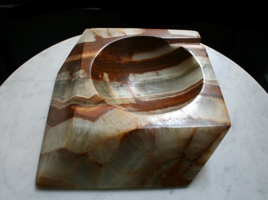 Industrial Spanish Onyx Ashtray, 1970s-GT-734218