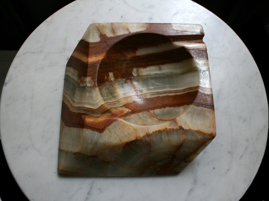 Industrial Spanish Onyx Ashtray, 1970s-GT-734218