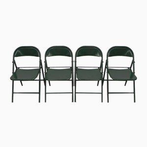 Industrial Steel Du-Al Folding Chairs from Dare Inglis, Set of 4-TL-1173357