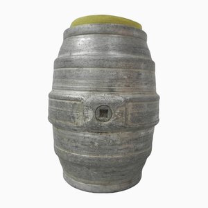 Industrial Stool Made of Aluminum Beer Keg-TL-1239034