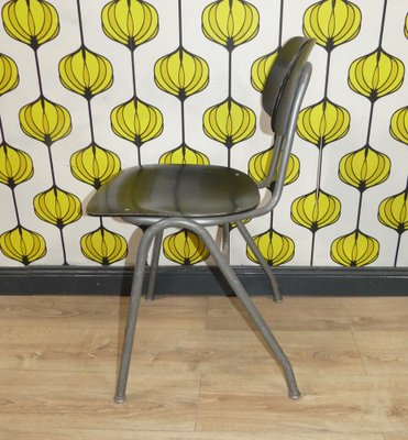 Industrial Style Chair with Metal Frame, 1960s-AFE-1789223