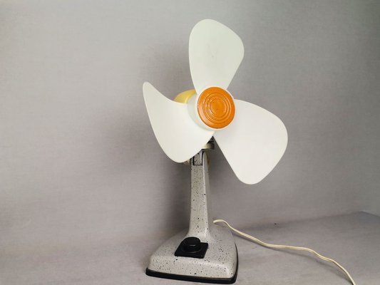 Industrial Style Metal Table or Wall Electric Fan, Ussr, 1983-SCS-1763591