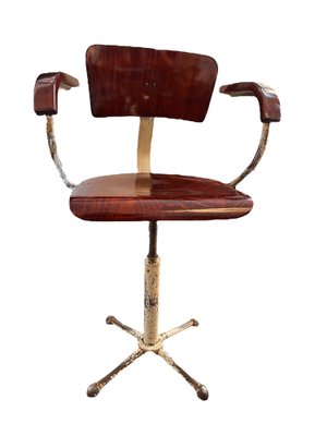 Industrial Swivel Chair from Blaha, 1950s-SEI-1723160