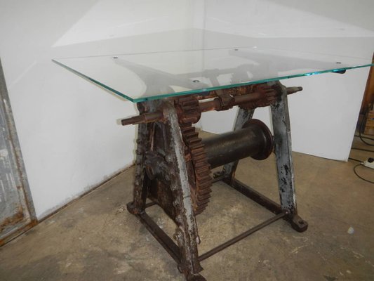 Industrial Table from Alley Dire Freres San Pier d'Arena ITALIA, 1940s-WWQ-713577