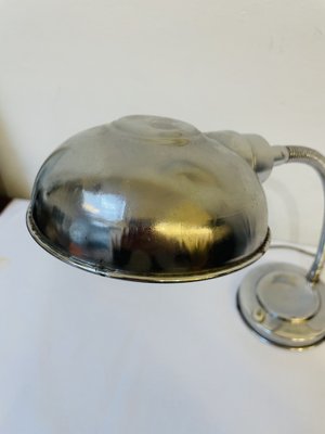 Industrial Table Lamp with Chrome-Plating, 1950s-RZY-1780203