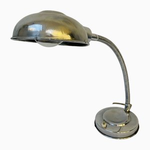 Industrial Table Lamp with Chrome-Plating, 1950s-RZY-1780203