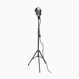 Industrial Tripod Floor Lamp with Spotlight, 1950s-JDR-1126239