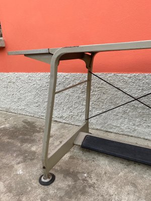 Industrial Typist's Desk in Metal with Drawers and Adjustable Foot from Olivetti, 1970s-GTS-999486