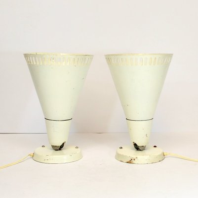 Industrial Wall Lights, 1950s, Set of 2-NE-681101