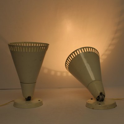 Industrial Wall Lights, 1950s, Set of 2-NE-681101