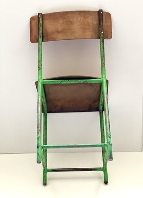 Industrial Wooden Chair, 1970s-ALG-1289973