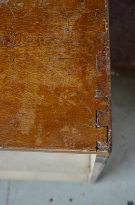 Industrial Wooden Sideboard with Shelves, 1950s-AIU-873536