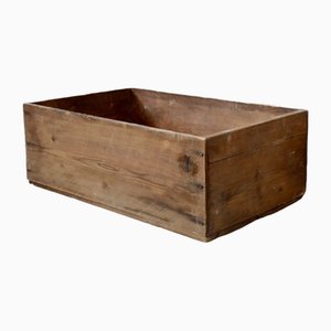 Industrial Wooden Storage Box, 1940s-AIU-2014780