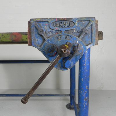 Industrial Workbench with Paramo Vice, 1950s-TL-1808054