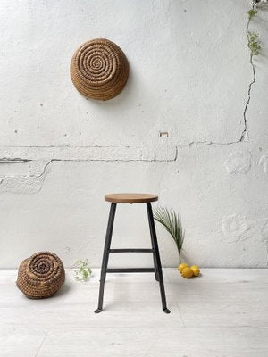 Industrial Workshop Stool from Biénaise, 1940s-UX-1378199