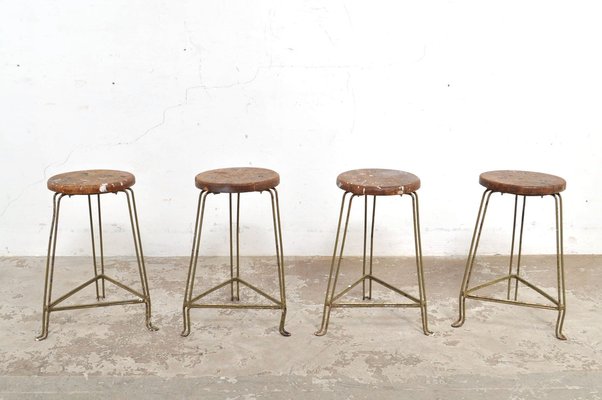 Industrial Workshop Stools, 1940s-AOX-1452731