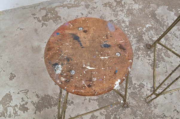 Industrial Workshop Stools, 1940s-AOX-1452731