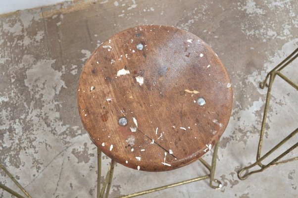 Industrial Workshop Stools, 1940s-AOX-1452731