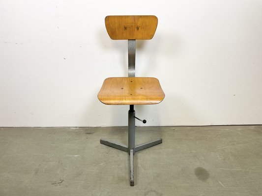 Industrial Workshop Swivel Chair, 1960s-CGF-1293263