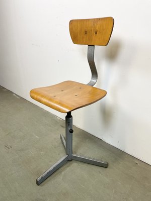 Industrial Workshop Swivel Chair, 1960s-CGF-1293263